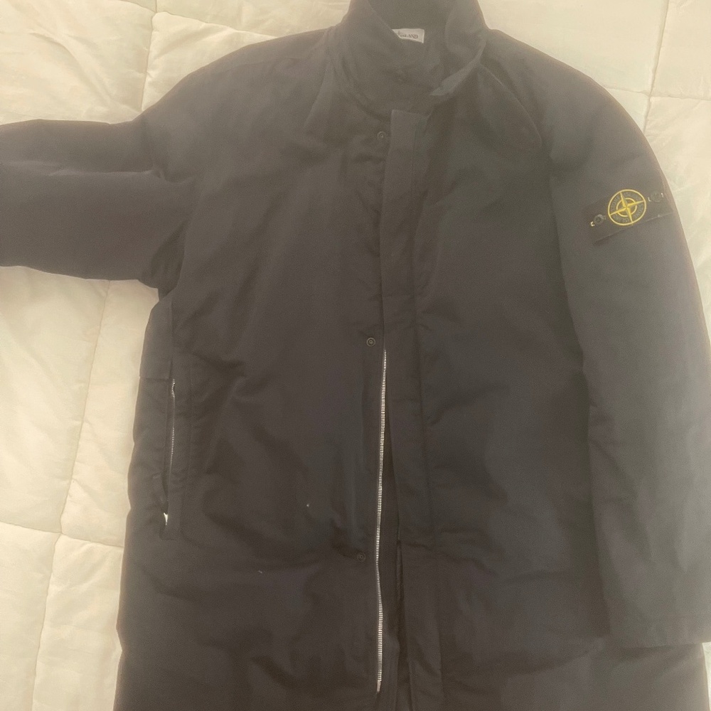 Navy Blue Stone Island Mens XL coa